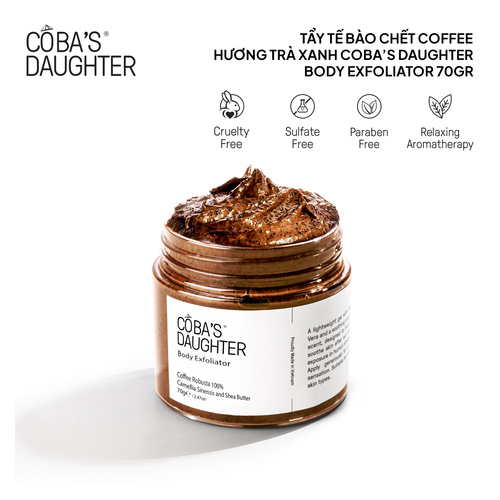 Tẩy Da Chết Toàn Thân Hương Trà Xanh CoBa’s Daughter Body Exfoliator 70gr