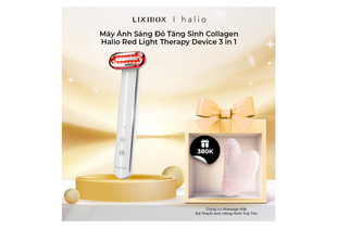 Máy Ánh Sáng Đỏ Tăng Sinh Collagen Halio Red Light Therapy Device 3 in 1