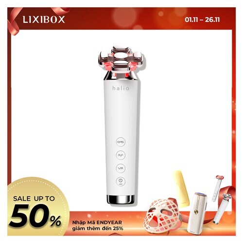 Máy Nâng Cơ, Giảm Mỡ Mặt & Trẻ Hoá Da kết hợp Ánh Sáng Sinh Học Halio RevitaWave Skin Rejuvenator