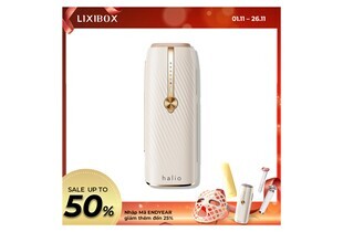 Máy Triệt Lông Lạnh Sapphire Halio InfinityGlow Advanced IPL Sapphire Cooling Hair Removal Device - Beige
