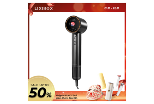 Máy Sấy Tóc Ion Âm Halio Hypersonic Hair Dryer Space Grey, với thiết kế hiện đại và công nghệ ion âm, mang đến trải nghiệm làm khô tóc hiệu quả và bảo vệ sức khỏe tóc.