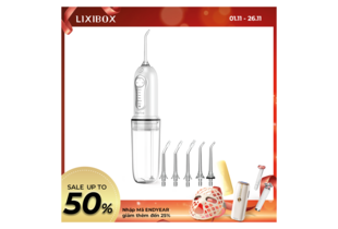 Máy tăm nước cầm tay 6 chế độ Halio Professional Cordless Oral Irrigator