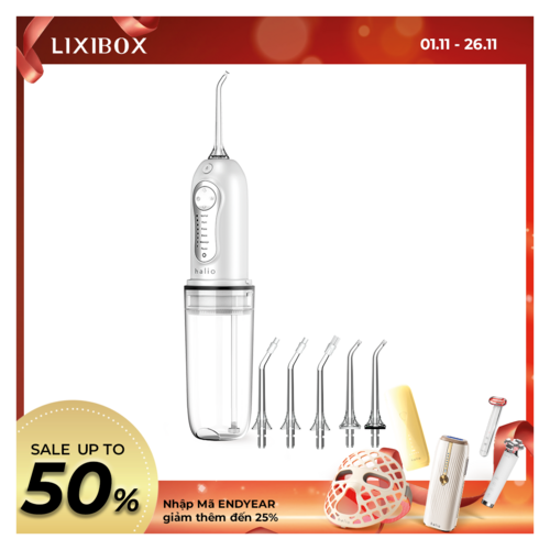 Máy tăm nước cầm tay 6 chế độ Halio Professional Cordless Oral Irrigator