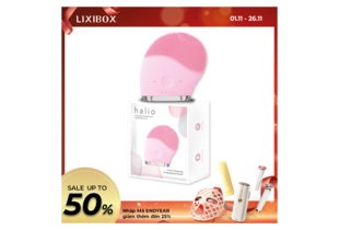Halio Facial Cleansing & Massaging Device Baby Pink Limited Edition