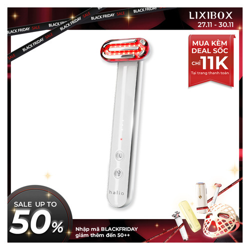 Máy Ánh Sáng Đỏ Tăng Sinh Collagen Halio Red Light Therapy Device 3 in 1
