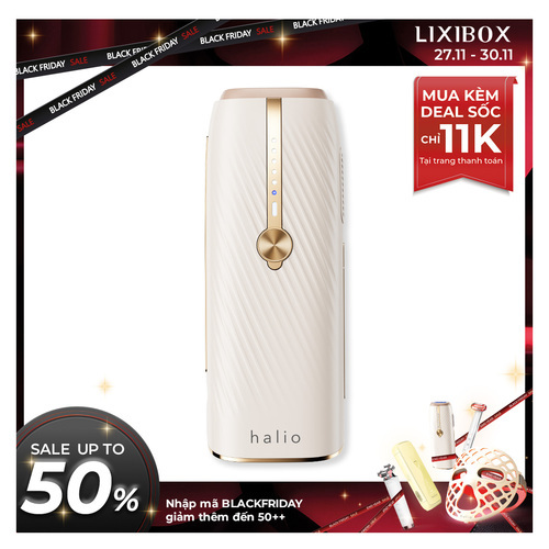 Máy Triệt Lông Lạnh Sapphire Halio InfinityGlow Advanced IPL Sapphire Cooling Hair Removal Device - Beige