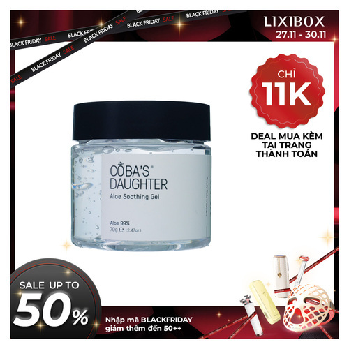 Gel Dưỡng Da Nha Đam Hương Dừa CoBa’s Daughter Aloe Soothing Gel 70gr