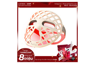 Mặt Nạ Ánh Sáng Sinh Học Halio PureGlow Ultralite Silicone LED Face Mask