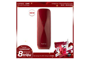 Máy Triệt Lông Halio SilkGlow IPL Sapphire Cooling Hair Removal Device - Rouge