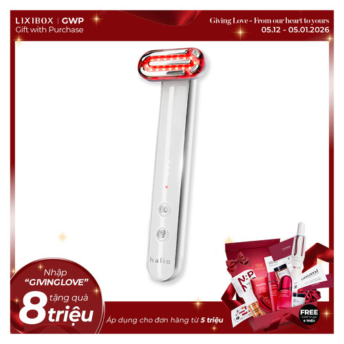 Máy Ánh Sáng Đỏ Tăng Sinh Collagen Halio Red Light Therapy Device 3 in 1