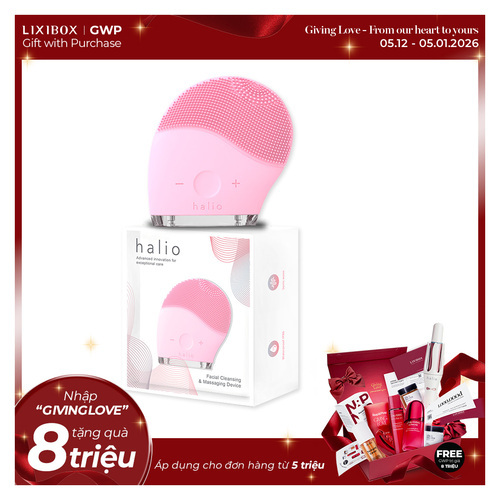 Halio Facial Cleansing & Massaging Device Baby Pink Limited Edition