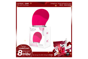Halio Facial Cleansing & Massaging Device Hot Pink Limited Edition