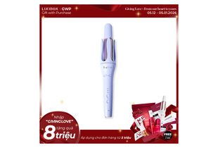 Máy Uốn Tóc Tự Xoay Ion Âm Halio instaCurl Premium Automatic Hair Styler Periwinkle