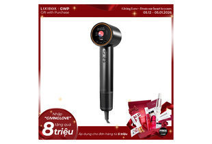 Máy Sấy Tóc Ion Âm Halio Hypersonic Hair Dryer Space Grey với thiết kế hiện đại và tính năng sấy nóng - lạnh. Kèm theo quà tặng hấp dẫn khi mua hàng.