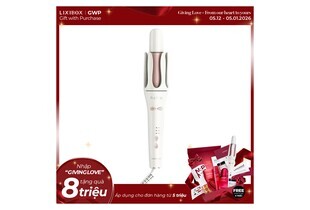 Máy Uốn Tóc Tự Xoay Ion Âm Halio instaCurl Premium Automatic Hair Styler màu Trắng Ngọc Trai, sản phẩm làm tóc tự động với công nghệ ion âm, thiết kế hiện đại và dễ sử dụng, lý tưởng cho những kiểu tóc xoăn hoàn hảo.