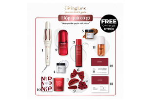 Hộp quà Combo Tóc Xinh Chớp Mắt từ Lixibox, bao gồm nhiều sản phẩm làm đẹp và chăm sóc tóc. Đặc biệt có dịch vụ quà tặng miễn phí trị giá 8 triệu đồng, mang đến sự trải nghiệm tuyệt vời cho người nhận.