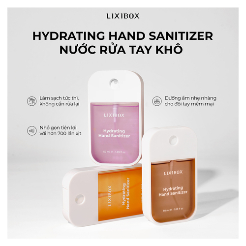 Nước Rửa Tay Khô Lixibox Hydrating Hand Sanitizer - Floral Nectar| 50 ml