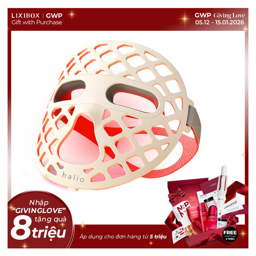 Mặt Nạ Ánh Sáng Sinh Học Halio PureGlow Ultralite Silicone LED Face Mask
