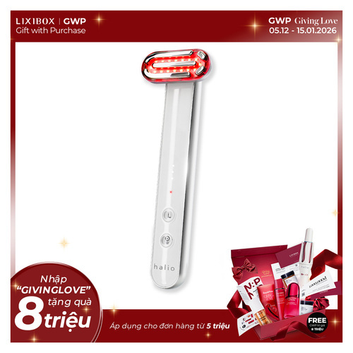 Máy Ánh Sáng Đỏ Tăng Sinh Collagen Halio Red Light Therapy Device 3 in 1
