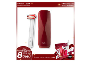 Combo Da Sáng Mịn - Thẩm Thấu Tối Đa từ Halio với thiết bị chăm sóc da và quà tặng hấp dẫn. Kèm theo ưu đãi miễn phí với đơn hàng 5 triệu và chương trình "GIVINGLOVE" tặng quà trị giá 8 triệu.