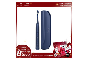 Bàn chải điện làm trắng răng Halio Sonic Whitening Electric Toothbrush Limited Edition - Midnight Blue