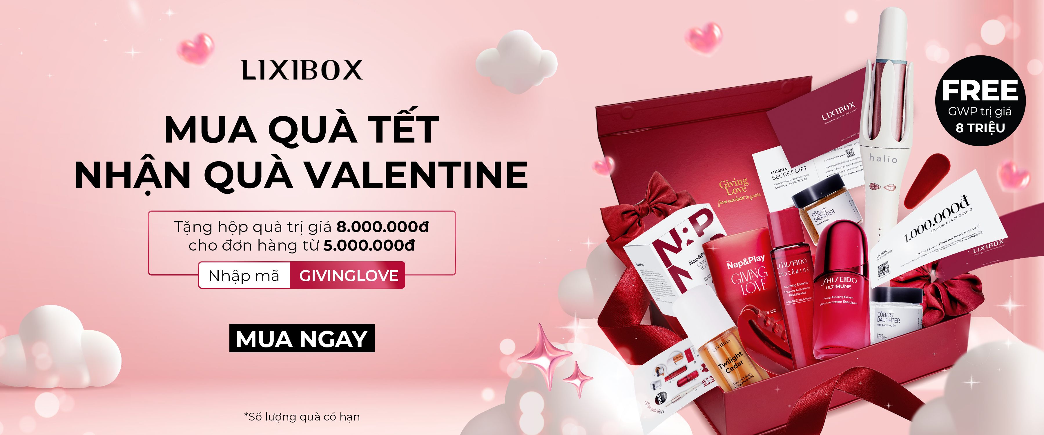 🔥Lixibox | GWP (TẶNG QUÀ 8 TRIỆU)🔥