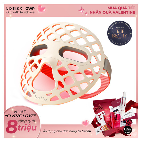 Mặt Nạ Ánh Sáng Sinh Học Halio PureGlow Ultralite Silicone LED Face Mask