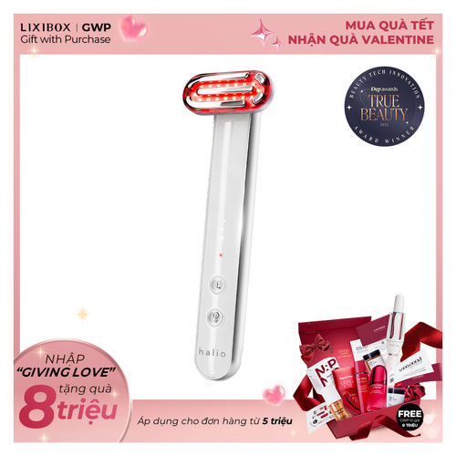 Máy Ánh Sáng Đỏ Tăng Sinh Collagen Halio Red Light Therapy Device 3 in 1