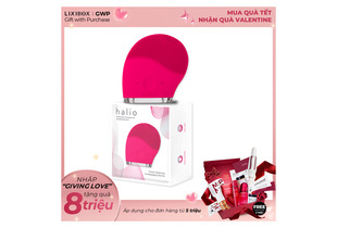Halio Facial Cleansing & Massaging Device Hot Pink Limited Edition