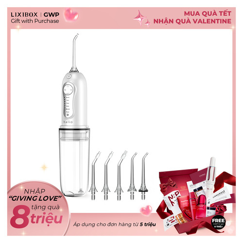 Máy tăm nước cầm tay 6 chế độ Halio Professional Cordless Oral Irrigator