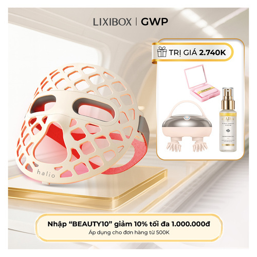 Mặt Nạ Ánh Sáng Sinh Học Halio PureGlow Ultralite Silicone LED Face Mask