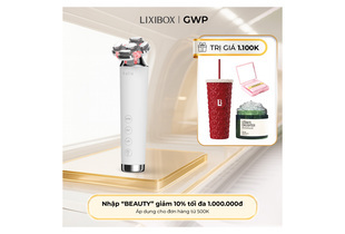 Máy nâng cơ Halio RevitaWave Skin Rejuvenator giúp giảm mỡ mặt và trẻ hóa da, kèm với ưu đãi quà tặng trị giá 1.100K, áp dụng cho đơn hàng từ 500K.