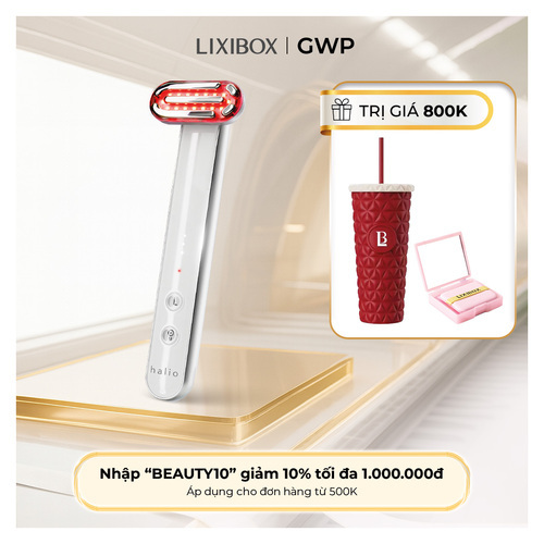 Máy Ánh Sáng Đỏ Tăng Sinh Collagen Halio Red Light Therapy Device 3 in 1