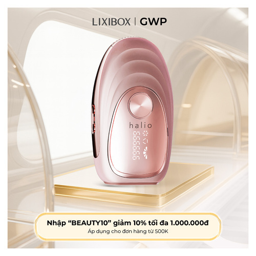 Máy Triệt Lông Lạnh Cá Nhân Halio IPL Cooling Hair Removal Device