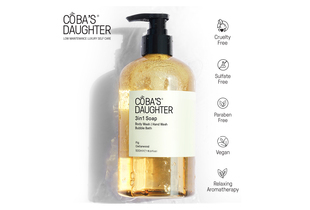 Gel Tắm Rửa tay Tắm Bồn CoBa's Daughter 3in1 Bodywash, Hand Wash and Bubble Bath 500ml - Fig & Cedarwood, dung dịch chăm sóc da đa năng, an toàn, phù hợp cho mọi loại da, không chứa sulfate và paraben.