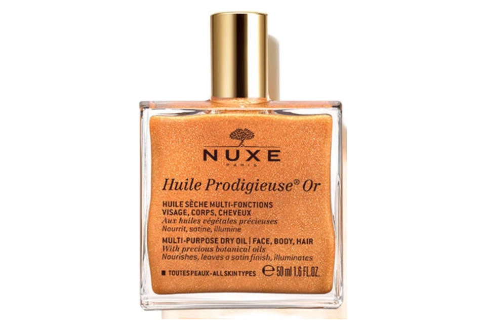 Dầu Dưỡng Có Nhũ NUXE HUILE PRODIGIEUSE OR MULTI-PURPOSE DRY OIL 50ML với thiết kế sang trọng, tinh chất giúp nuôi dưỡng và làm sáng da, thích hợp cho mặt, cơ thể và tóc.