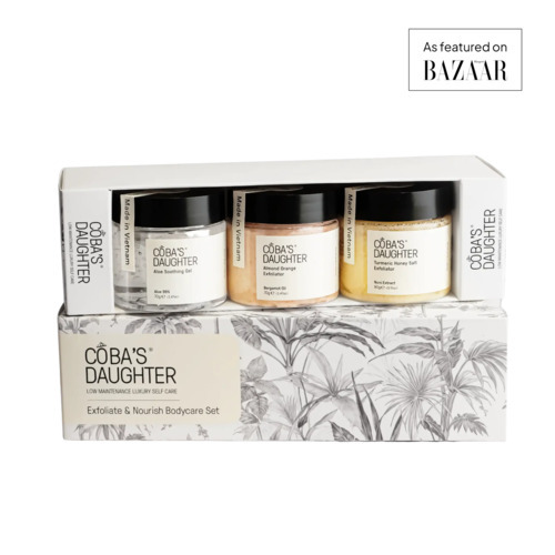 Bộ chăm sóc cơ thể tẩy tế bào chết & dưỡng ẩm cho da - CoBa's Daughter Exfoliate & Nourish Bodycare Set