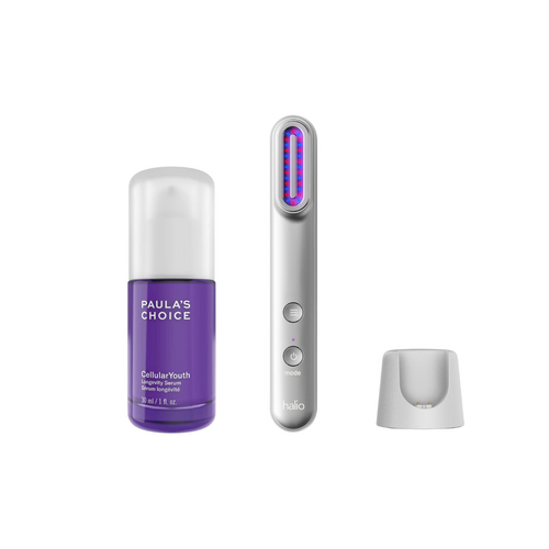 Combo Máy Phức Hợp Ánh Sáng Đa Tầng Halio Pro & Paula’s Choice NAD+ CellularYouth Longevity Serum