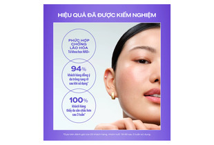 Tinh chất khởi sinh Paula's Choice NAD+ CellularYouth Longevity Serum 30ml với hiệu quả đã được kiểm nghiệm, nhấn mạnh sự cải thiện rõ rệt của làn da sau 3 tuần sử dụng.