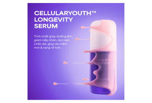 Combo Longevity Halio x Paula's Choice chứa tinh chất CELLULARYOUTH™ giúp hydrat hóa, giảm nếp nhăn và làm da mềm mịn, rạng rỡ hơn.