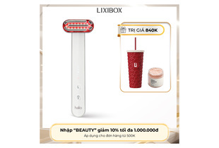 Máy Ánh Sáng Đỏ Tăng Sinh Collagen Halio Red Light Therapy Device 3 in 1 được thiết kế để cải thiện sức khỏe làn da với công nghệ ánh sáng đỏ hiện đại, kèm theo các sản phẩm làm đẹp hấp dẫn khác.