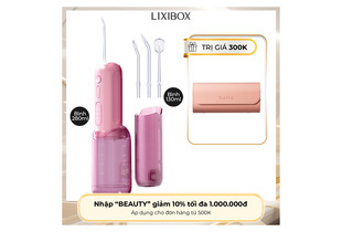 Máy Tăm Nước 2 Bình Thay Thế Halio UltraClean Express Hydro Floss Phiên Bản Nâng Cấp Dành Cho Răng Niềng - Muted Rose
