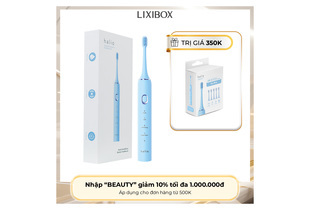 Bàn chải điện Halio Sonic SmartClean Electric Toothbrush Sky Blue