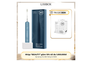 Bàn chải điện tích hợp công nghệ chuyển động kép Halio Wave Sonic Electric Toothbrush - Smoky Sky