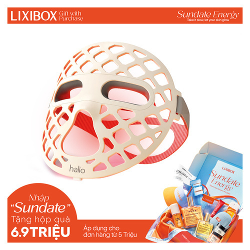 Mặt Nạ Ánh Sáng Sinh Học Halio PureGlow Ultralite Silicone LED Face Mask