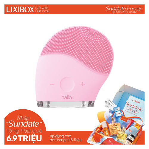 Halio Facial Cleansing & Massaging Device Baby Pink Limited Edition