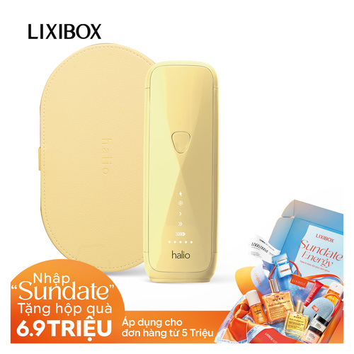Máy Triệt Lông Halio SilkGlow IPL Sapphire Cooling Hair Removal Device - Yellow