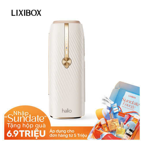 Máy Triệt Lông Lạnh Sapphire Halio InfinityGlow Advanced IPL Sapphire Cooling Hair Removal Device - Beige