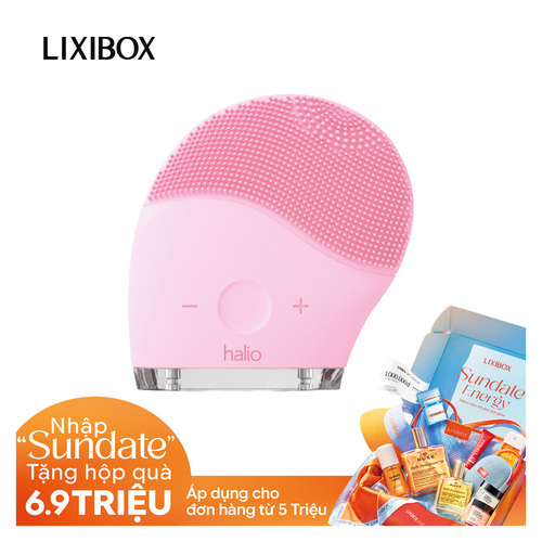 Halio Facial Cleansing & Massaging Device Baby Pink Limited Edition