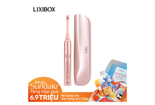 Bàn chải điện làm trắng răng Halio Sonic Whitening Toothbrush Rose Gold